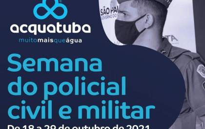 Acquatuba: envase gratuito para policiais civis e militares acaba nesta sexta