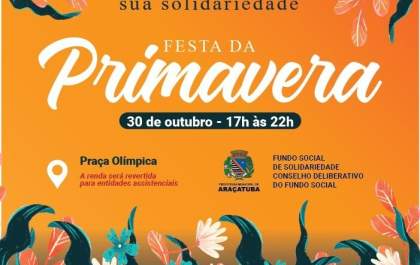 Festa da Primavera acontece neste sábado em Araçatuba