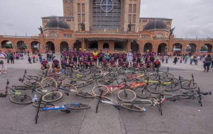 Ciclistas da região percorrem Caminho da Fé