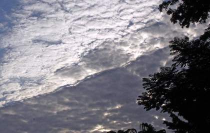 Terça-feira de sol intercalado com períodos de chuva em todo Estado