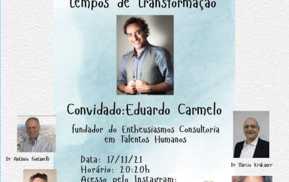 Saúde Mental em Tempos de Transformação é tema de live nesta quarta