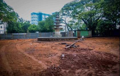 Praça Dr. Jaime de Oliveira é revitalizada pela Prefeitura