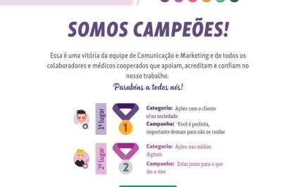 Unimed Araçatuba vence Prêmio de Comunicação e Marketing da Unimed do Brasil