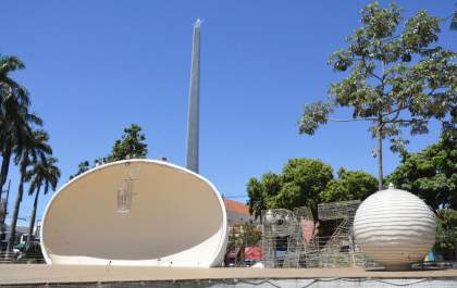 Decoração natalina da praça Dr. Gama, em Birigui, será inaugurada no sábado