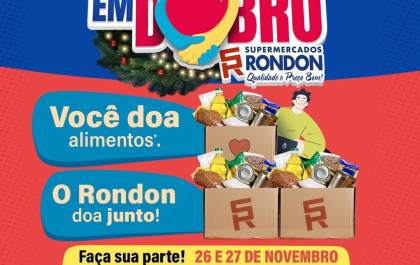 Supermercado faz campanha de doação de alimentos em Araçatuba