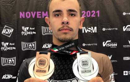 Atleta que vendia água em semáforos em Araçatuba é vice-campeão em mundial de jiu-jitsu