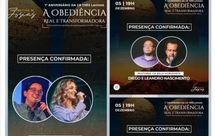 1° Aniversário da Comunidade Cidade de Refúgio em Três Lagoas