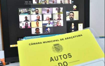 Câmara de Araçatuba vota dez itens na&nbsp; penúltima sessão ordinária do ano