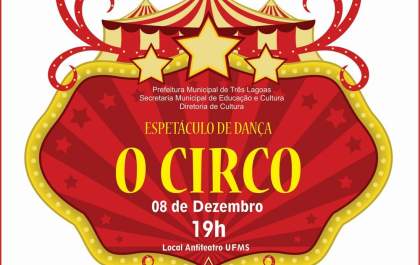 Alunos da Diretoria de Cultura se apresentam hoje no espetáculo 'O Circo'