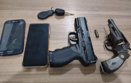 Polícia Militar apreende arma de fogo em Três Lagoas