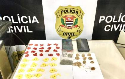 Casal é preso em Birigui ao receber 200 comprimidos de ecstasy pelos Correios