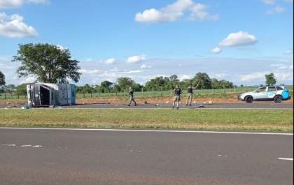Funcionário da SAP morre em capotamento de veículo de transporte de presos