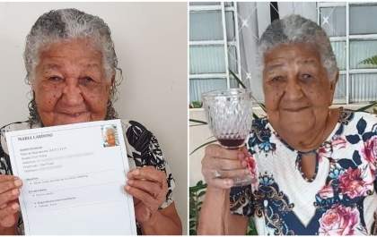 Idosa de 102 anos vira influencer após entregar currículo em frigorifico no interior de SP