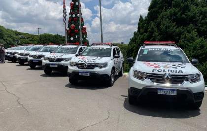 PM recebe 18 novas viaturas para reforçar patrulhamento na região de Araçatuba