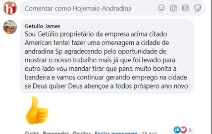 Dono da empresa diz apenas que quis homenagear a cidade
