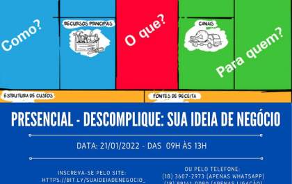 Sebrae e Prefeitura oferecem mais de 100 vagas em cursos gratuitos em Araçatuba