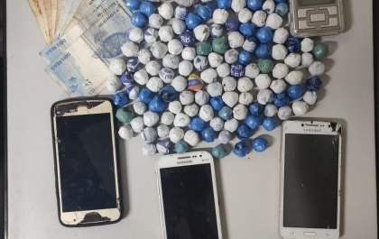 PM prende desocupado por tráfico de drogas