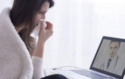 Teleatendimentos disparam no Brasil para casos de covid e influenza
