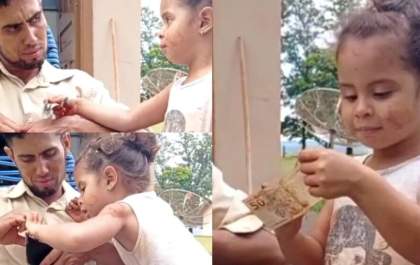 Viralizou: Menina recusa nota de R$2 e pega a de R$50 na carteira do pai&nbsp;