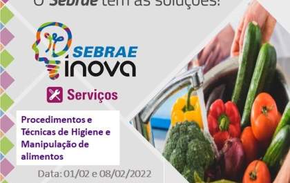 Sebrae Araçatuba está com vagas abertas para curso de manipulação de alimentos
