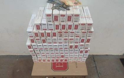 Comerciante de Andradina preso na Federal em Araçatuba por contrabando de cigarros
