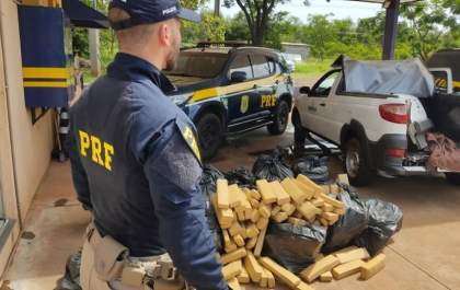 Mulher é presa com quase meia tonelada de maconha em Três Lagoas