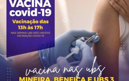 Secretaria de Saúde vai abaixar idades para a vacinação de crianças