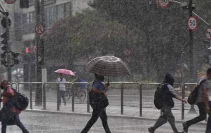 Defesa Civil emite alerta para chuvas fortes até domingo no interior de SP