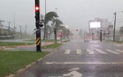 Sábado com previsão de chuva e trovoadas em Mato Grosso do Sul
