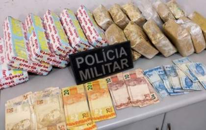 Polícia Militar apreende drogas e prende indivíduo que levaria entorpecente até Araçatuba