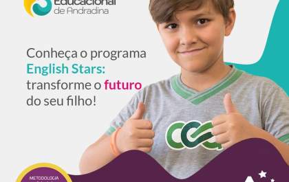 Centro Educacional implanta programa Bilingue English Stars