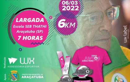 Corrida do Primo recebe inscrições para a 4ª edição em Araçatuba