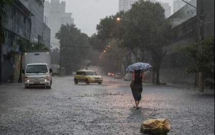 Inmet emite alerta de perigo para chuvas intensas no Sudeste até terça-feira (8)