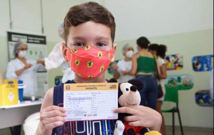 Mais de 5 mil crianças foram vacinadas contra a covid em Birigui