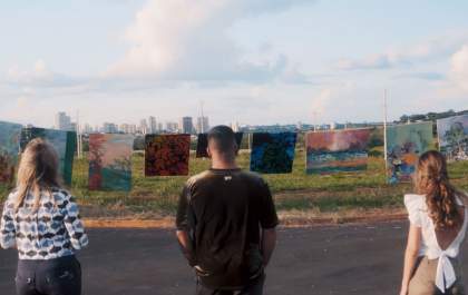 Artistas criam obras de arte inspiradas em empreendimento de Araçatuba