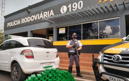 TOR apreende mais de 100 quilos de maconha que seriam entregues em Araçatuba