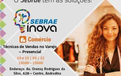 Parceria realiza curso de técnicas de vendas no varejo