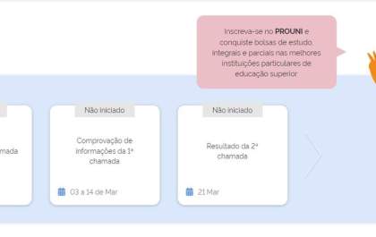 Resultado da primeira chamada do Prouni será divulgado hoje