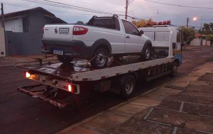 Veículo é recuperado pela PM poucas horas após o furto em Três Lagoas