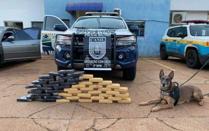 Dupla é presa com drogas avaliadas em R$ 834 mil em Três Lagoas