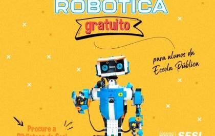 Oportunidade: 96 vagas para Curso de Iniciação Tecnológica Lego Robótica