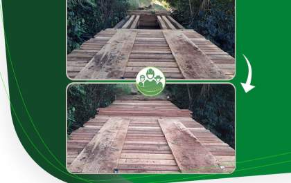 Para fazer a manutenção da ponte de madeira da sua propriedade, conte com a Poliplan!