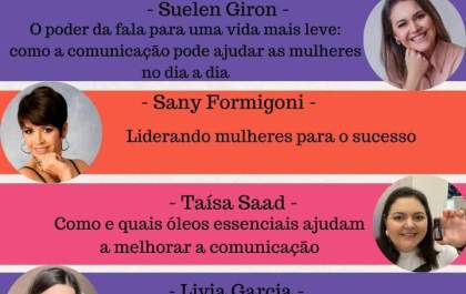 Evento que aborda comunicação no universo feminino acontece neste sábado
