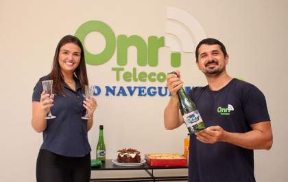 Onn Telecom celebra seu primeiro ano em Andradina