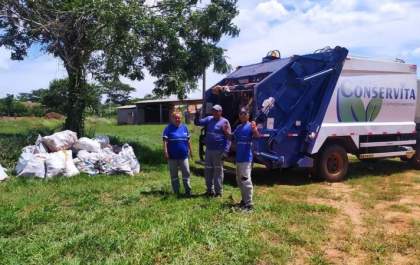 Governo de Andradina inicia a coleta de lixo na Zona Rural
