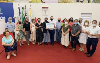 Padre Sebastião Gonçalves é homenageado pela Câmara Municipal de Andradina