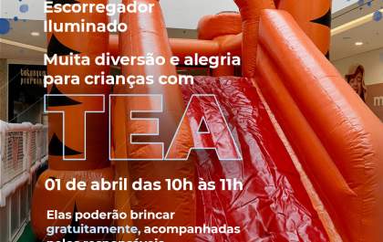Shopping promove atividades para pessoas com TEA