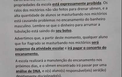 Brincadeira de 1º de abril em escola de Araçatuba vira caso de polícia