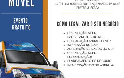 Sebrae Móvel oferecerá serviços gratuitos em bairros de Araçatuba