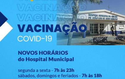 Hospital Municipal vai vacinar até as 23h